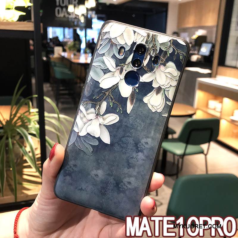 Kuori Huawei Mate 10 Pro Pehmeä Neste Ripustettavat Koristeet Murtumaton, Kotelo Huawei Mate 10 Pro Laukut Puhelimen Kuoret Keltainen