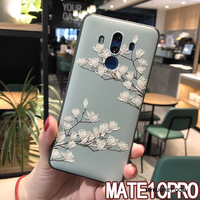 Kuori Huawei Mate 10 Pro Pehmeä Neste Ripustettavat Koristeet Murtumaton, Kotelo Huawei Mate 10 Pro Laukut Puhelimen Kuoret Keltainen