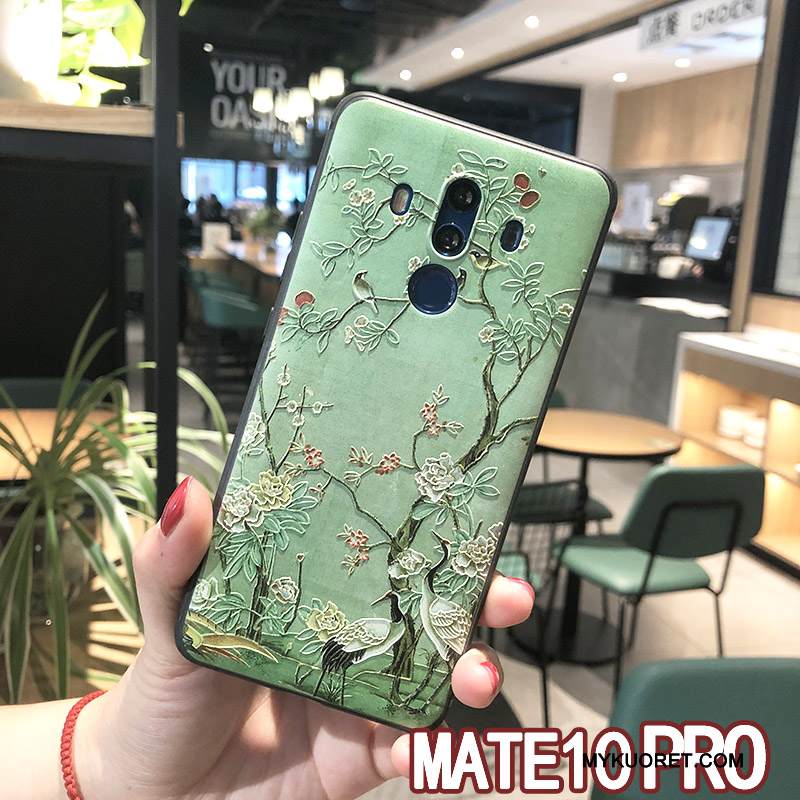 Kuori Huawei Mate 10 Pro Pehmeä Neste Ripustettavat Koristeet Murtumaton, Kotelo Huawei Mate 10 Pro Laukut Puhelimen Kuoret Keltainen