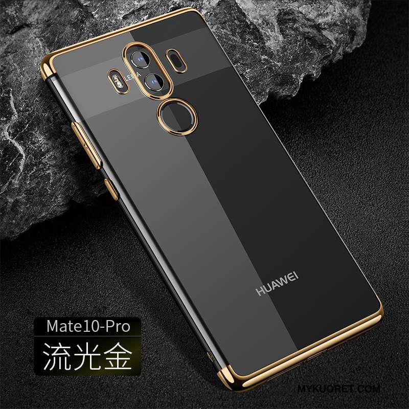 Kuori Huawei Mate 10 Pro Silikoni Puhelimen Kuoret Ultra, Kotelo Huawei Mate 10 Pro Pehmeä Neste Kulta Ohut