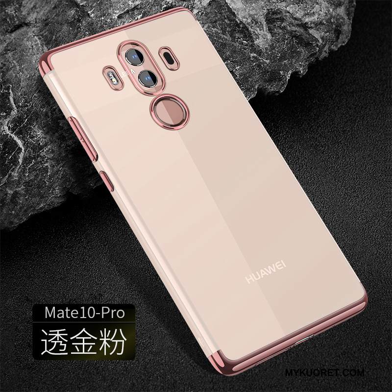Kuori Huawei Mate 10 Pro Silikoni Puhelimen Kuoret Ultra, Kotelo Huawei Mate 10 Pro Pehmeä Neste Kulta Ohut