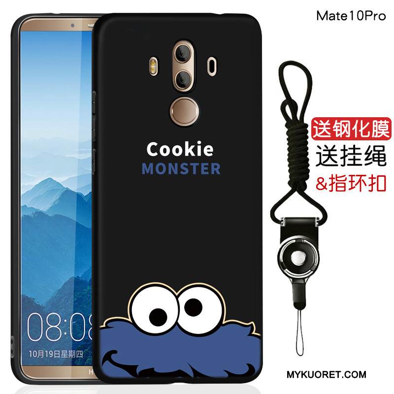 Kuori Huawei Mate 10 Pro Suojaus Murtumaton Musta, Kotelo Huawei Mate 10 Pro Laukut Puhelimen Kuoret Persoonallisuus