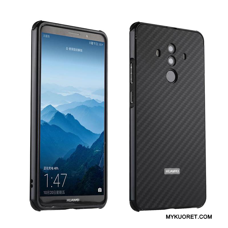 Kuori Huawei Mate 10 Pro Suojaus Murtumaton Takakansi, Kotelo Huawei Mate 10 Pro Laukut Jauhe Kehys