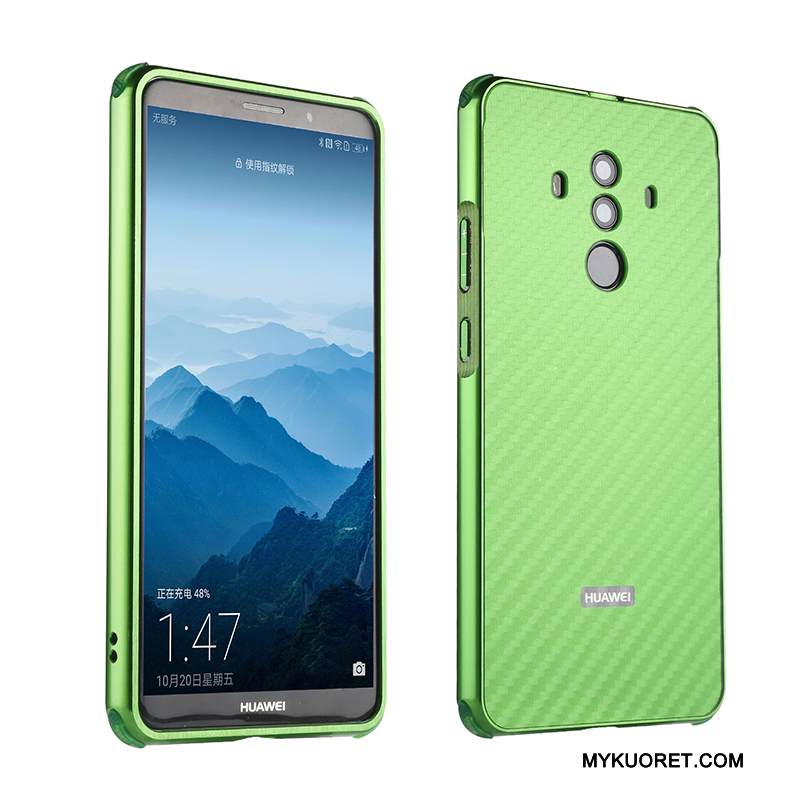 Kuori Huawei Mate 10 Pro Suojaus Murtumaton Takakansi, Kotelo Huawei Mate 10 Pro Laukut Jauhe Kehys