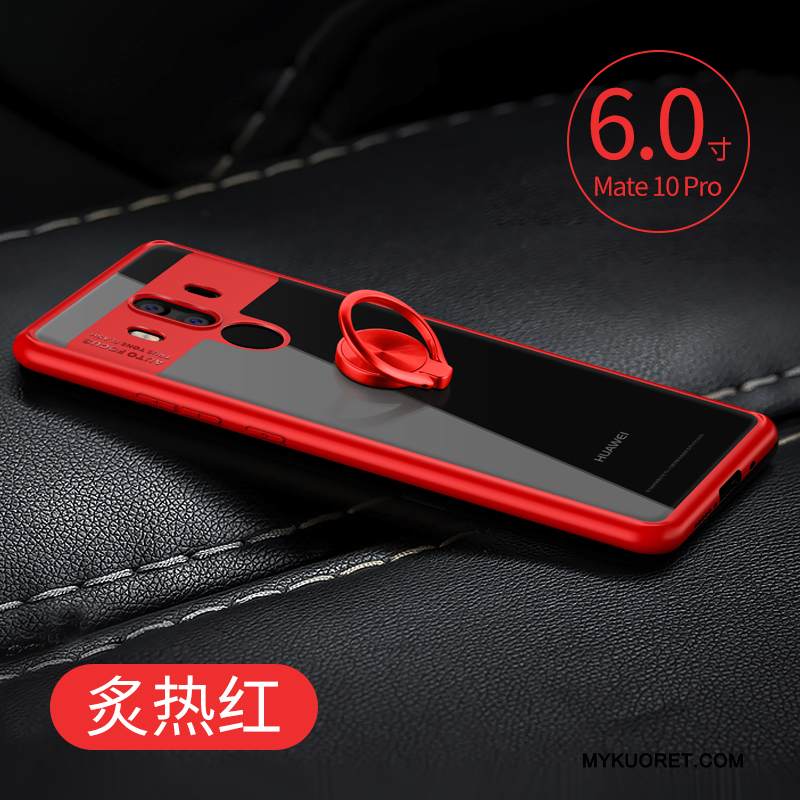 Kuori Huawei Mate 10 Pro Suojaus Persoonallisuus Musta, Kotelo Huawei Mate 10 Pro Tuki Murtumaton Yksinkertainen