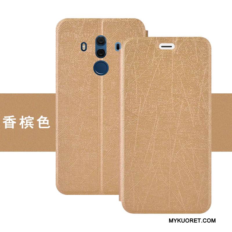 Kuori Huawei Mate 10 Pro Tuki Puhelimen Kuoret Kalvo, Kotelo Huawei Mate 10 Pro Pehmeä Neste Punainen Väriset