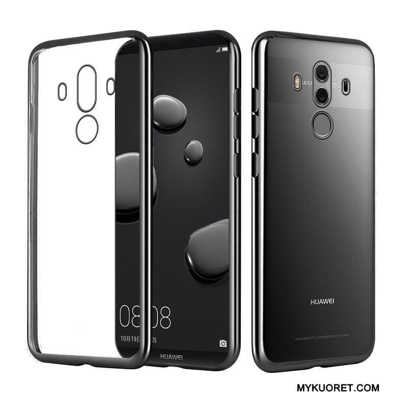 Kuori Huawei Mate 10 Pro Ylellisyys Kulta Tyylikäs, Kotelo Huawei Mate 10 Pro Silikoni Puhelimen Kuoret Pinnoitus