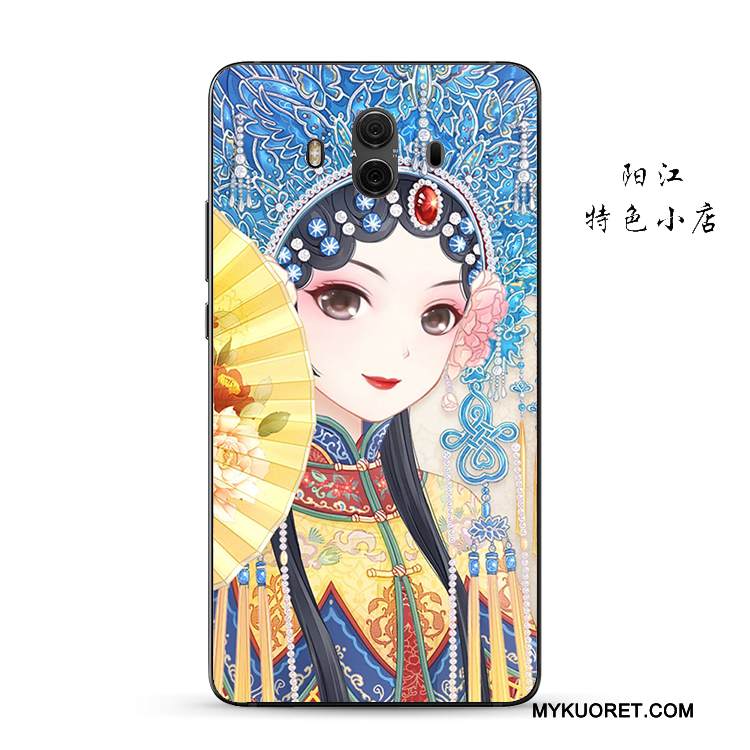 Kuori Huawei Mate 10 Silikoni Hua Dan Puhelimen Kuoret, Kotelo Huawei Mate 10 Suojaus Murtumaton Kiinalainen Tyyli