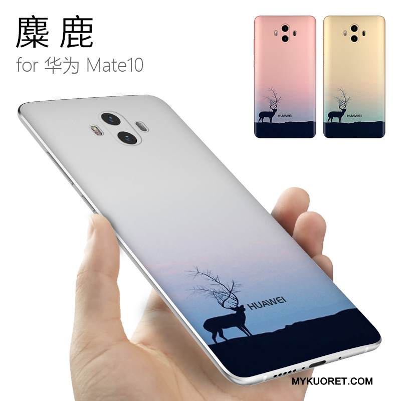 Kuori Huawei Mate 10 Silikoni Kiinalainen Tyyli Puhelimen Kuoret, Kotelo Huawei Mate 10 Luova Persoonallisuus Tide-brändi