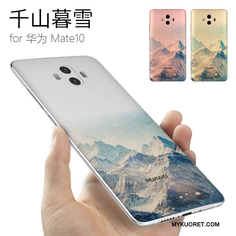 Kuori Huawei Mate 10 Silikoni Kiinalainen Tyyli Puhelimen Kuoret, Kotelo Huawei Mate 10 Luova Persoonallisuus Tide-brändi