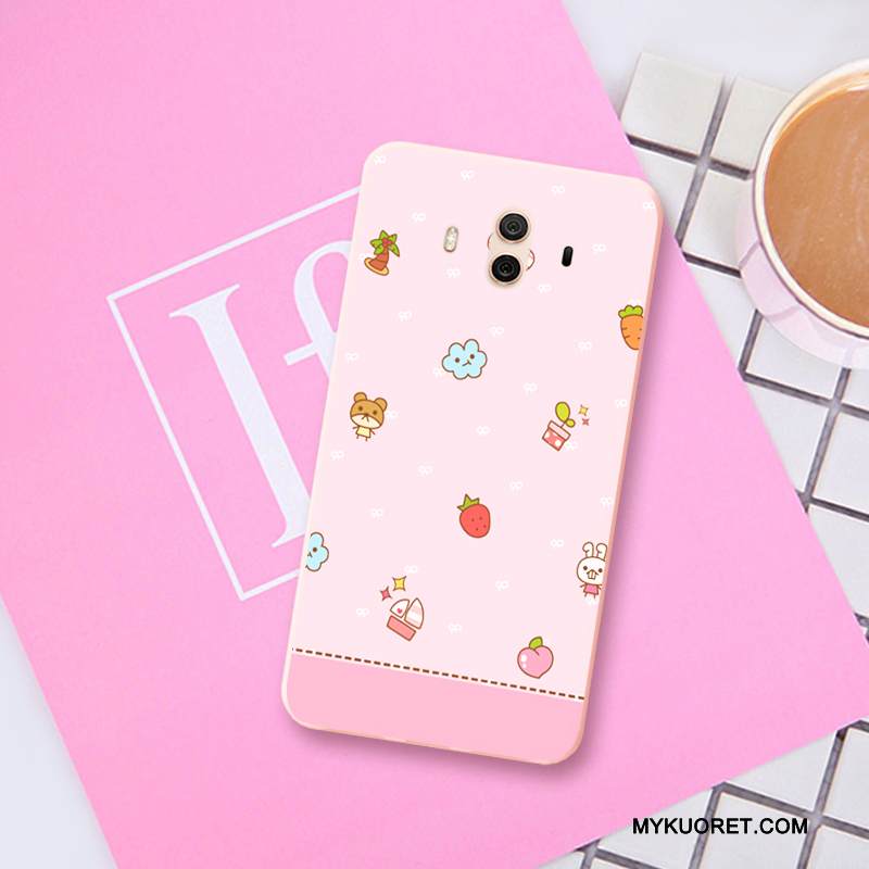 Kuori Huawei Mate 10 Silikoni Kustannukset Ihana, Kotelo Huawei Mate 10 Pehmeä Neste Pesty Suede Pieni