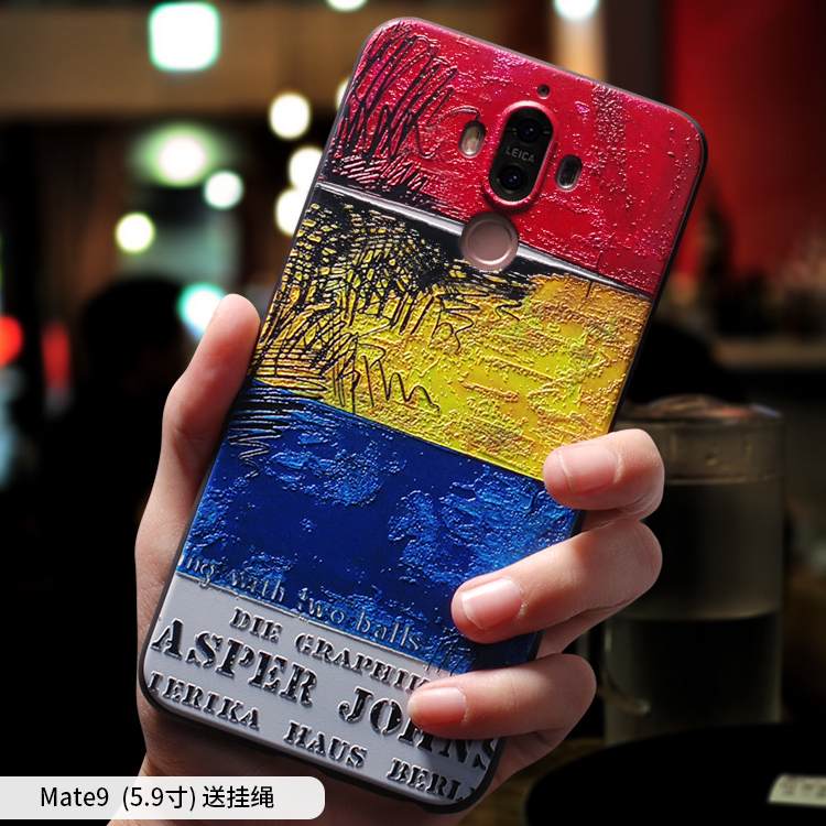 Kuori Huawei Mate 10 Silikoni Murtumaton Puhelimen Kuoret, Kotelo Huawei Mate 10 Pehmeä Neste Jauhe Persoonallisuus