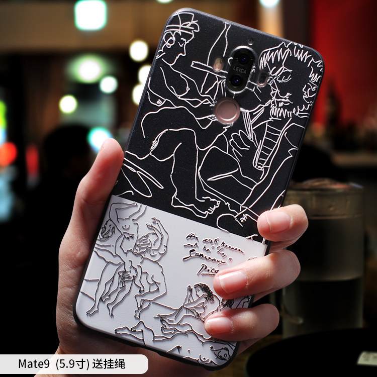 Kuori Huawei Mate 10 Silikoni Murtumaton Puhelimen Kuoret, Kotelo Huawei Mate 10 Pehmeä Neste Jauhe Persoonallisuus