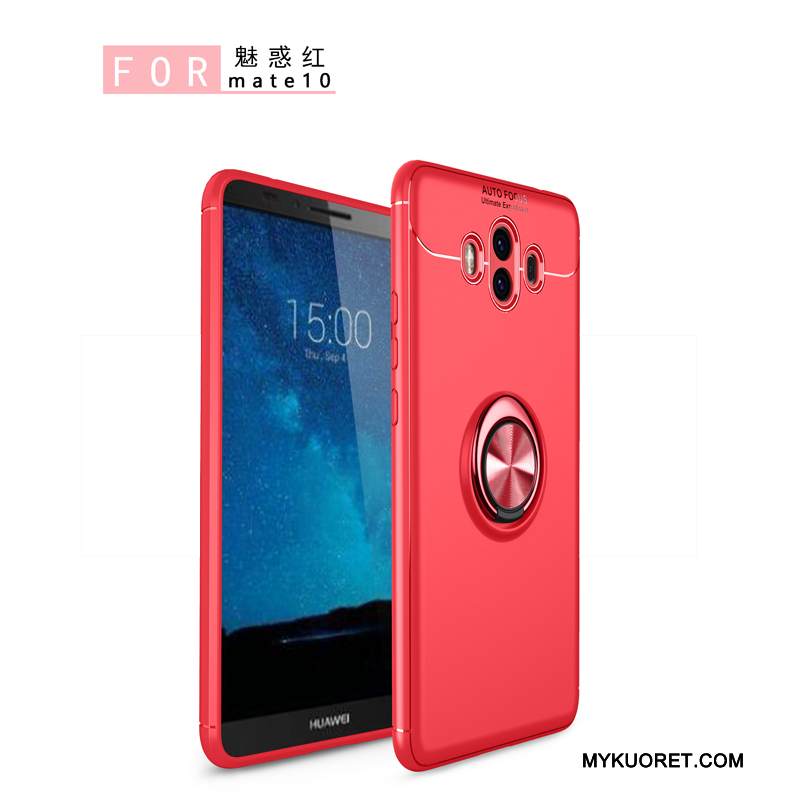 Kuori Huawei Mate 10 Silikoni Musta Murtumaton, Kotelo Huawei Mate 10 Laukut Puhelimen Kuoret