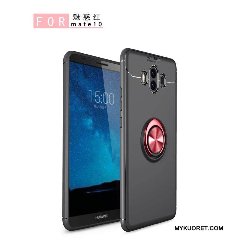 Kuori Huawei Mate 10 Silikoni Musta Murtumaton, Kotelo Huawei Mate 10 Laukut Puhelimen Kuoret