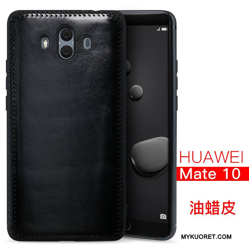 Kuori Huawei Mate 10 Suojaus Puhelimen Kuoret Musta, Kotelo Huawei Mate 10 Laukut Murtumaton