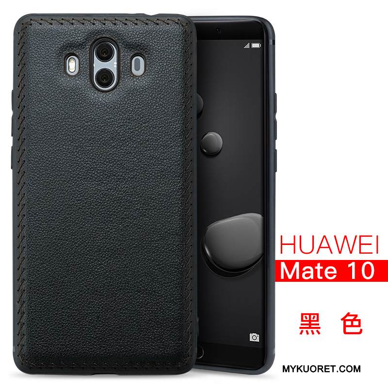 Kuori Huawei Mate 10 Suojaus Puhelimen Kuoret Musta, Kotelo Huawei Mate 10 Laukut Murtumaton