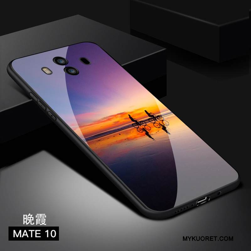 Kuori Huawei Mate 10 Suojaus Puhelimen Kuoret 说, Kotelo Huawei Mate 10 Luova Trendi Lasi