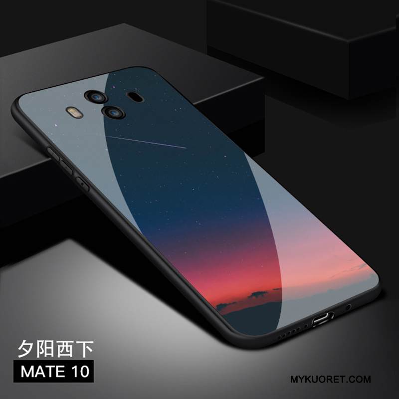 Kuori Huawei Mate 10 Suojaus Puhelimen Kuoret 说, Kotelo Huawei Mate 10 Luova Trendi Lasi