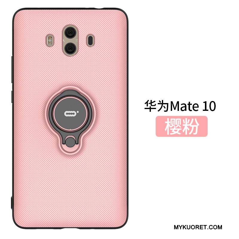 Kuori Huawei Mate 10 Tuki Puhelimen Kuoret Niitti, Kotelo Huawei Mate 10 Suojaus Murtumaton Rengas