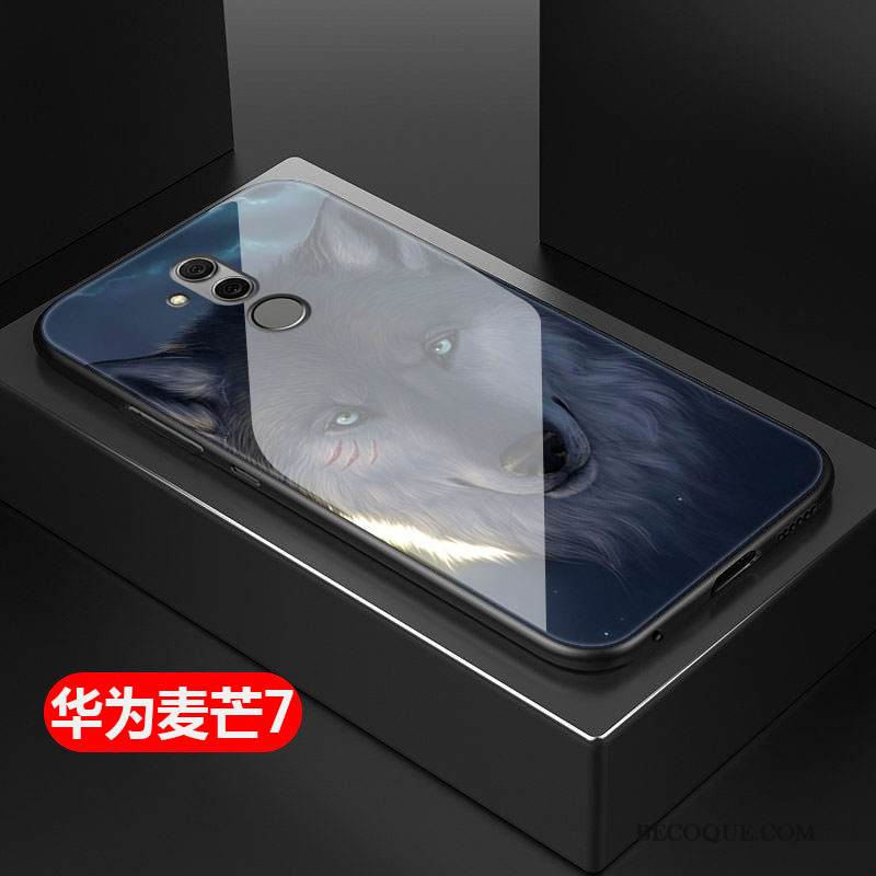 Kuori Huawei Mate 20 Lite Laukut Musta Murtumaton, Kotelo Huawei Mate 20 Lite Suojaus Kova Lasi