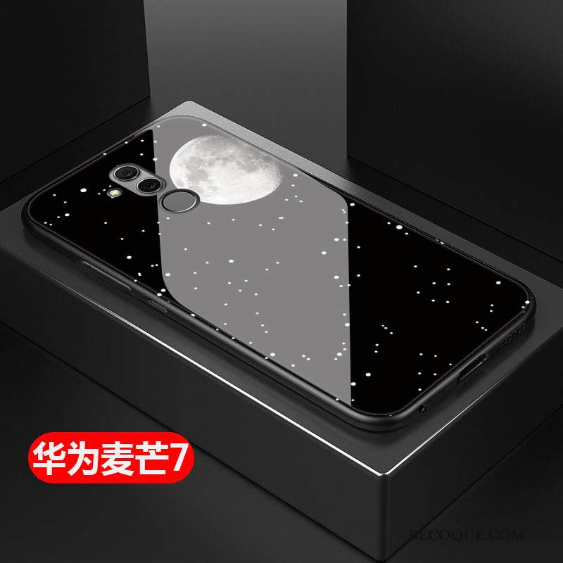 Kuori Huawei Mate 20 Lite Laukut Musta Murtumaton, Kotelo Huawei Mate 20 Lite Suojaus Kova Lasi