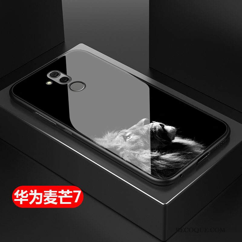 Kuori Huawei Mate 20 Lite Laukut Musta Murtumaton, Kotelo Huawei Mate 20 Lite Suojaus Kova Lasi