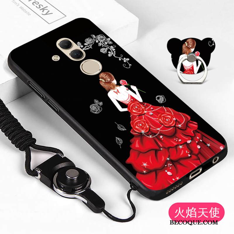 Kuori Huawei Mate 20 Lite Laukut Violetti Puhelimen Kuoret, Kotelo Huawei Mate 20 Lite Tuki Ripustettavat Koristeet