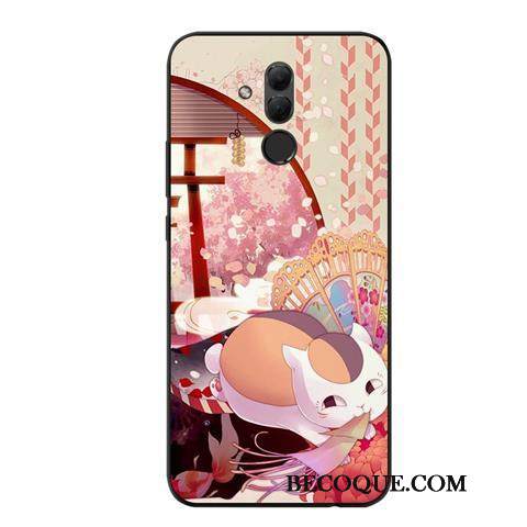 Kuori Huawei Mate 20 Lite Luova Pesty Suede Puhelimen Kuoret, Kotelo Huawei Mate 20 Lite Pehmeä Neste Rikkaus Punainen