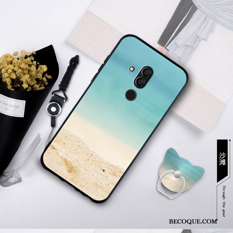 Kuori Huawei Mate 20 Lite Pehmeä Neste Kevyt Puhelimen Kuoret, Kotelo Huawei Mate 20 Lite Suojaus Kalvo Karkaisu