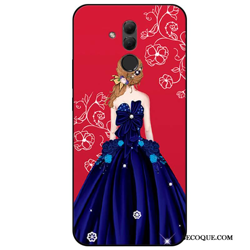 Kuori Huawei Mate 20 Lite Pehmeä Neste Punainen Puhelimen Kuoret, Kotelo Huawei Mate 20 Lite Silikoni Murtumaton Kustannukset