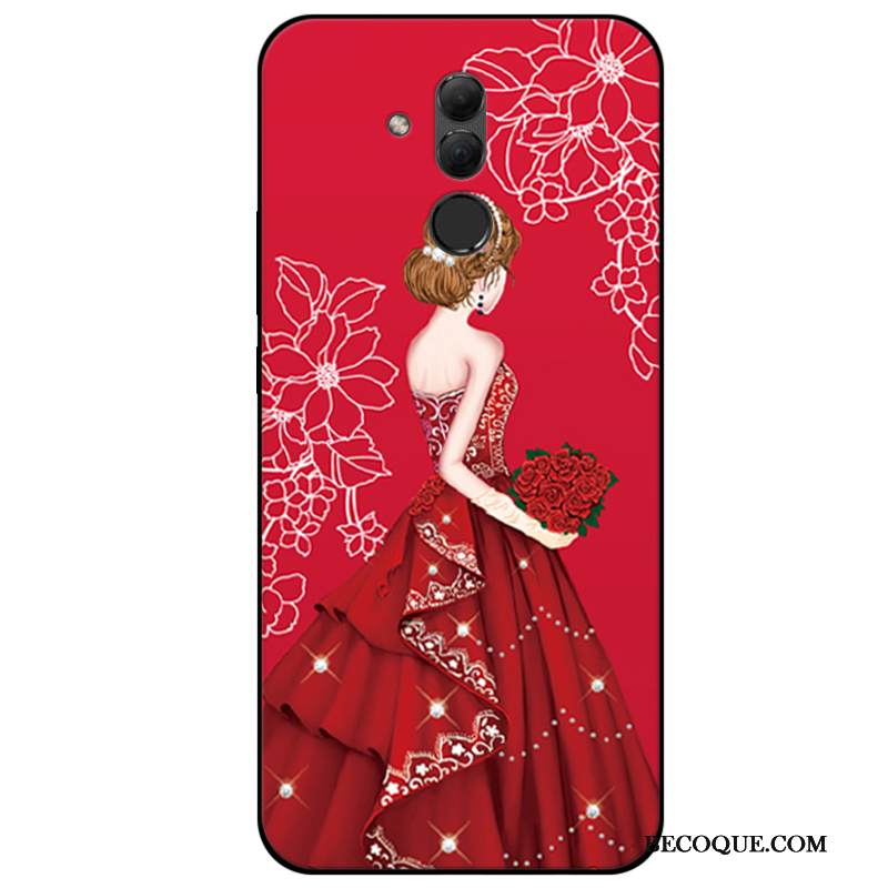 Kuori Huawei Mate 20 Lite Pehmeä Neste Punainen Puhelimen Kuoret, Kotelo Huawei Mate 20 Lite Silikoni Murtumaton Kustannukset