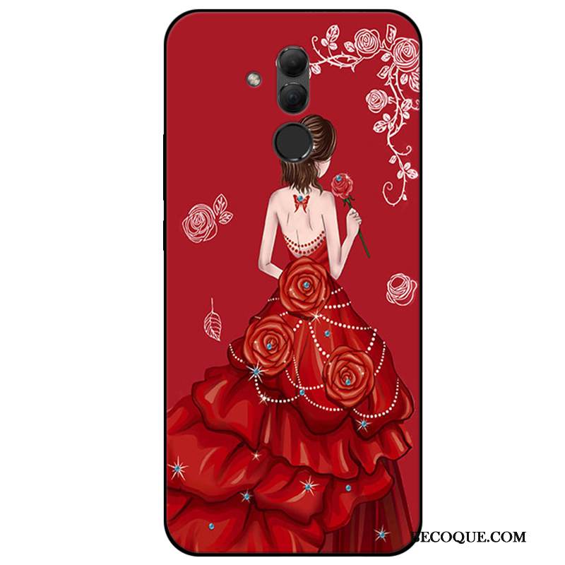 Kuori Huawei Mate 20 Lite Pehmeä Neste Punainen Puhelimen Kuoret, Kotelo Huawei Mate 20 Lite Silikoni Murtumaton Kustannukset