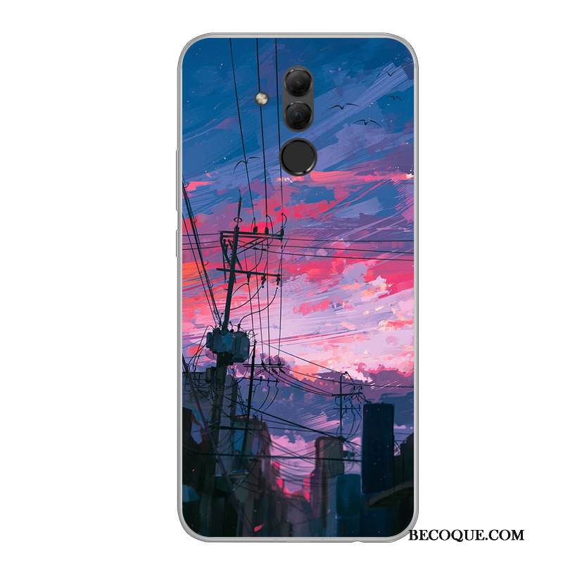 Kuori Huawei Mate 20 Lite Suojaus Sininen Murtumaton, Kotelo Huawei Mate 20 Lite Puhelimen Kuoret