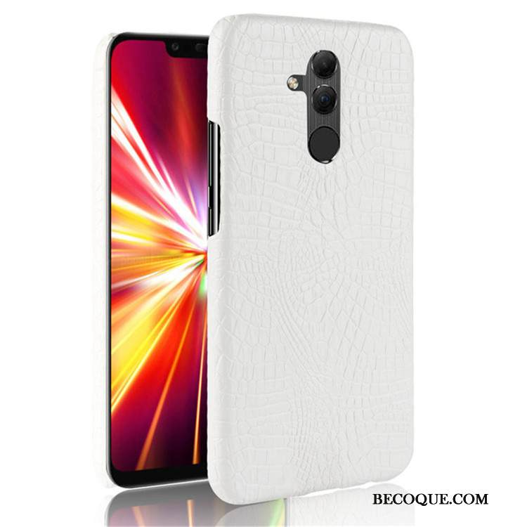 Kuori Huawei Mate 20 Lite Suojaus Trendi Kova, Kotelo Huawei Mate 20 Lite Kukkakuvio Krokotiili