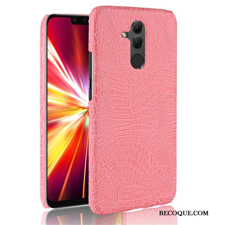 Kuori Huawei Mate 20 Lite Suojaus Trendi Kova, Kotelo Huawei Mate 20 Lite Kukkakuvio Krokotiili