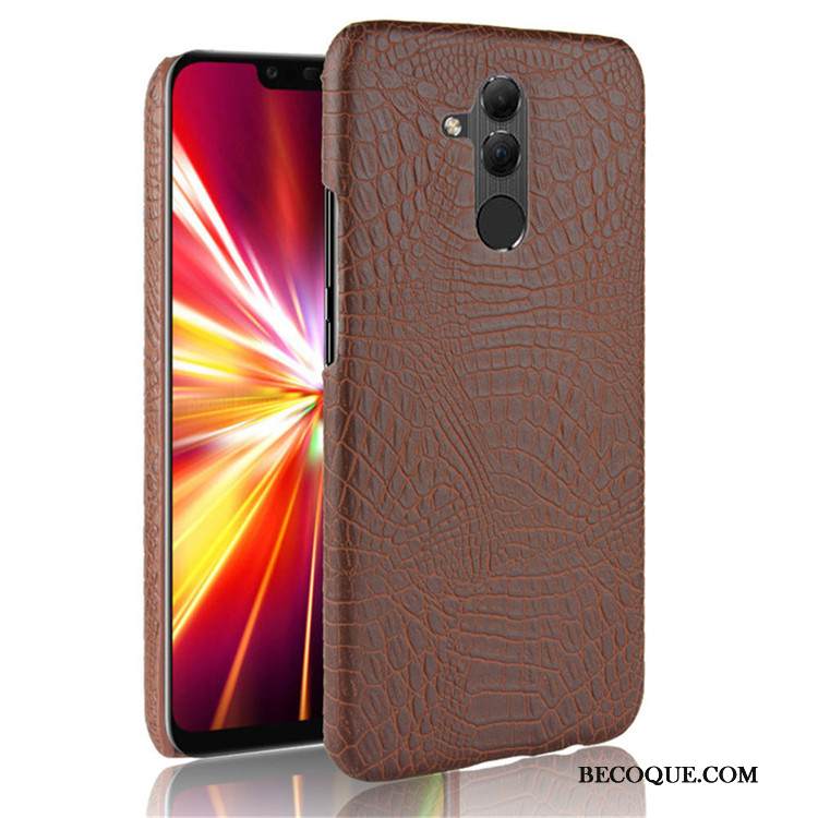 Kuori Huawei Mate 20 Lite Suojaus Trendi Kova, Kotelo Huawei Mate 20 Lite Kukkakuvio Krokotiili
