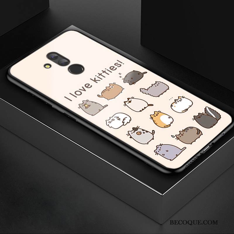 Kuori Huawei Mate 20 Lite Suojaus Trendi Lasi, Kotelo Huawei Mate 20 Lite Pehmeä Neste Murtumaton Puhelimen Kuoret