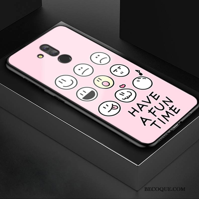 Kuori Huawei Mate 20 Lite Suojaus Trendi Lasi, Kotelo Huawei Mate 20 Lite Pehmeä Neste Murtumaton Puhelimen Kuoret