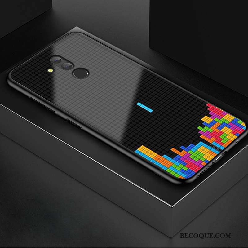 Kuori Huawei Mate 20 Lite Suojaus Trendi Lasi, Kotelo Huawei Mate 20 Lite Pehmeä Neste Murtumaton Puhelimen Kuoret