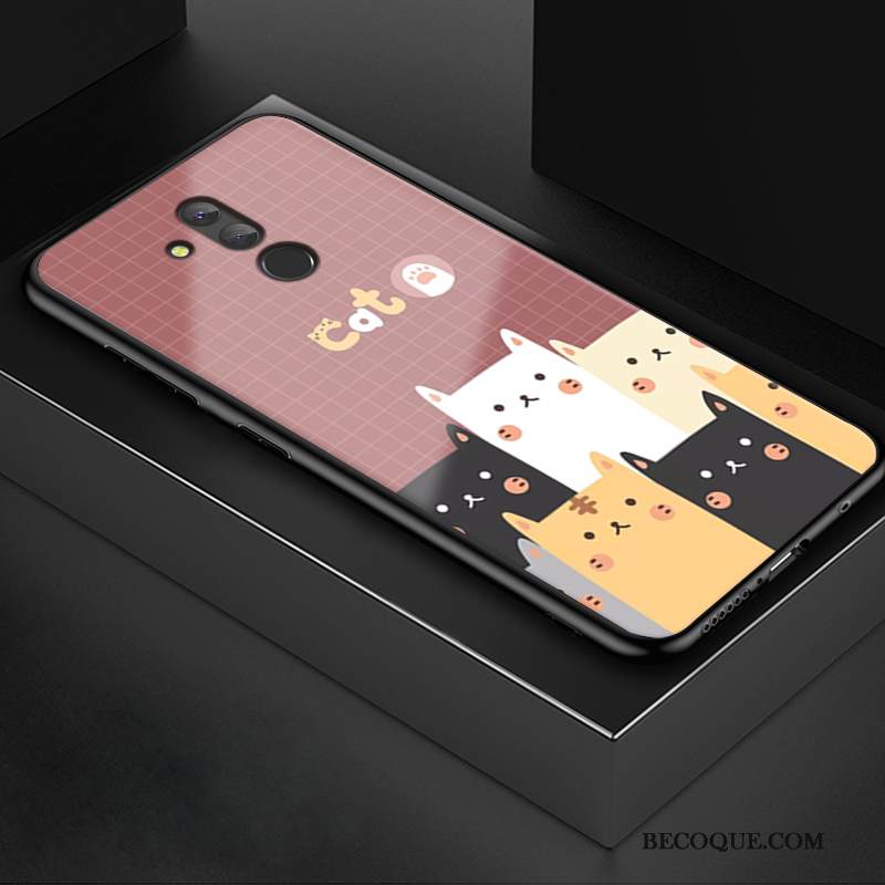 Kuori Huawei Mate 20 Lite Suojaus Trendi Lasi, Kotelo Huawei Mate 20 Lite Pehmeä Neste Murtumaton Puhelimen Kuoret