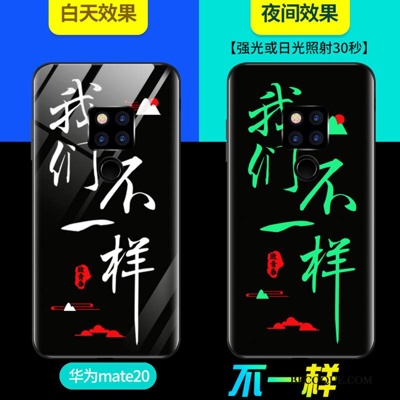 Kuori Huawei Mate 20 Pehmeä Neste Peili Ylellisyys, Kotelo Huawei Mate 20 Suojaus Net Red Persoonallisuus