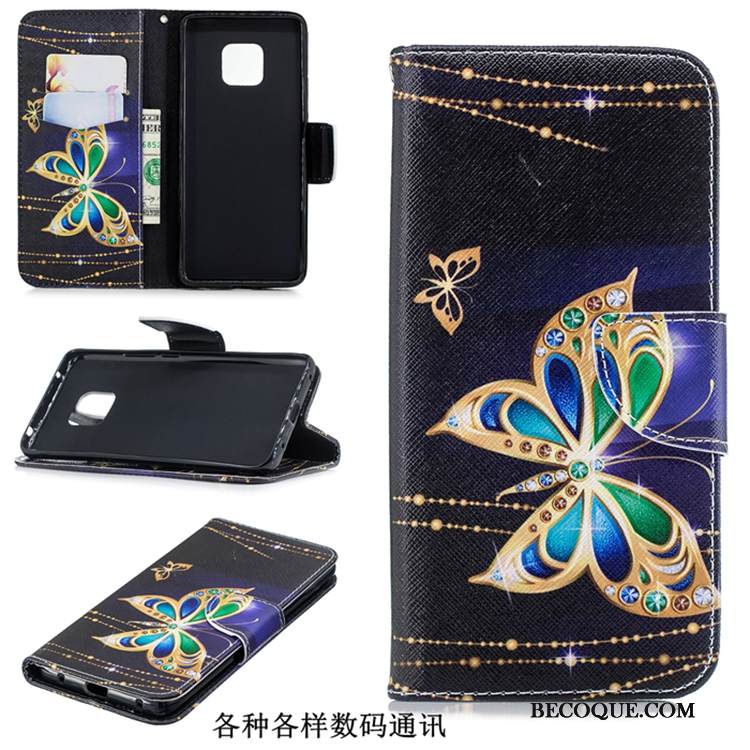 Kuori Huawei Mate 20 Pro Laukut Murtumaton Uusi, Kotelo Huawei Mate 20 Pro Suojaus Sininen Trendi