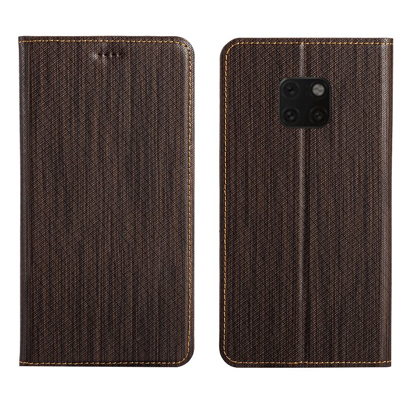 Kuori Huawei Mate 20 Pro Nahka Murtumaton Pleedi, Kotelo Huawei Mate 20 Pro Laukut Uusi Kukkakuvio