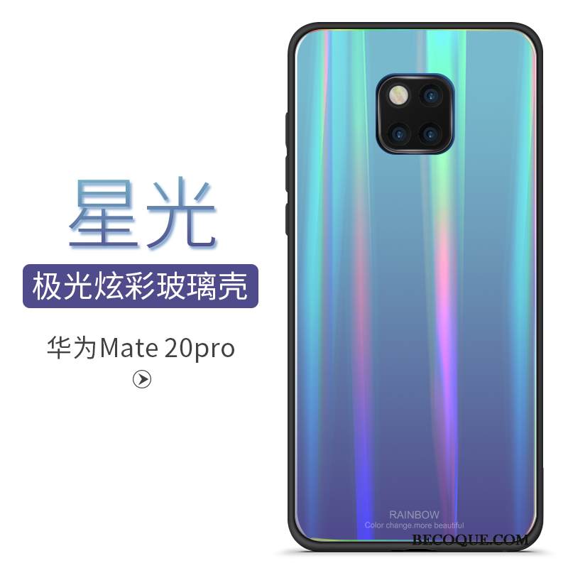 Kuori Huawei Mate 20 Pro Suojaus Lasi Väri, Kotelo Huawei Mate 20 Pro Laukut Net Red Kaltevuus