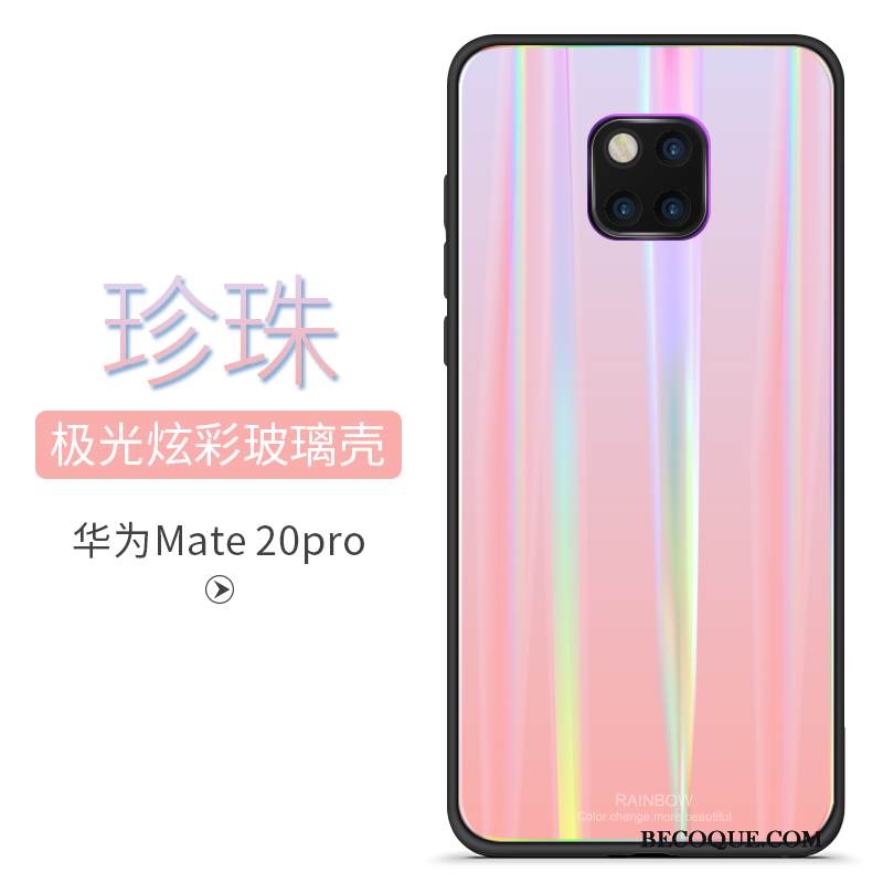 Kuori Huawei Mate 20 Pro Suojaus Lasi Väri, Kotelo Huawei Mate 20 Pro Laukut Net Red Kaltevuus