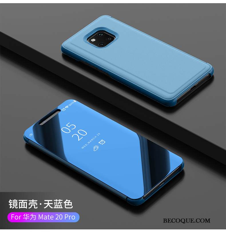 Kuori Huawei Mate 20 Rs Kuoret Pinkki Jauhe, Kotelo Huawei Mate 20 Rs Nahka Puhelimen Kuoret Kulta