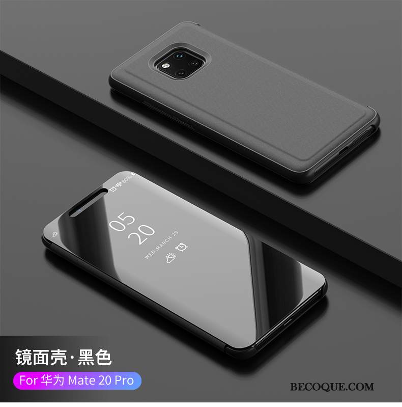 Kuori Huawei Mate 20 Rs Kuoret Pinkki Jauhe, Kotelo Huawei Mate 20 Rs Nahka Puhelimen Kuoret Kulta