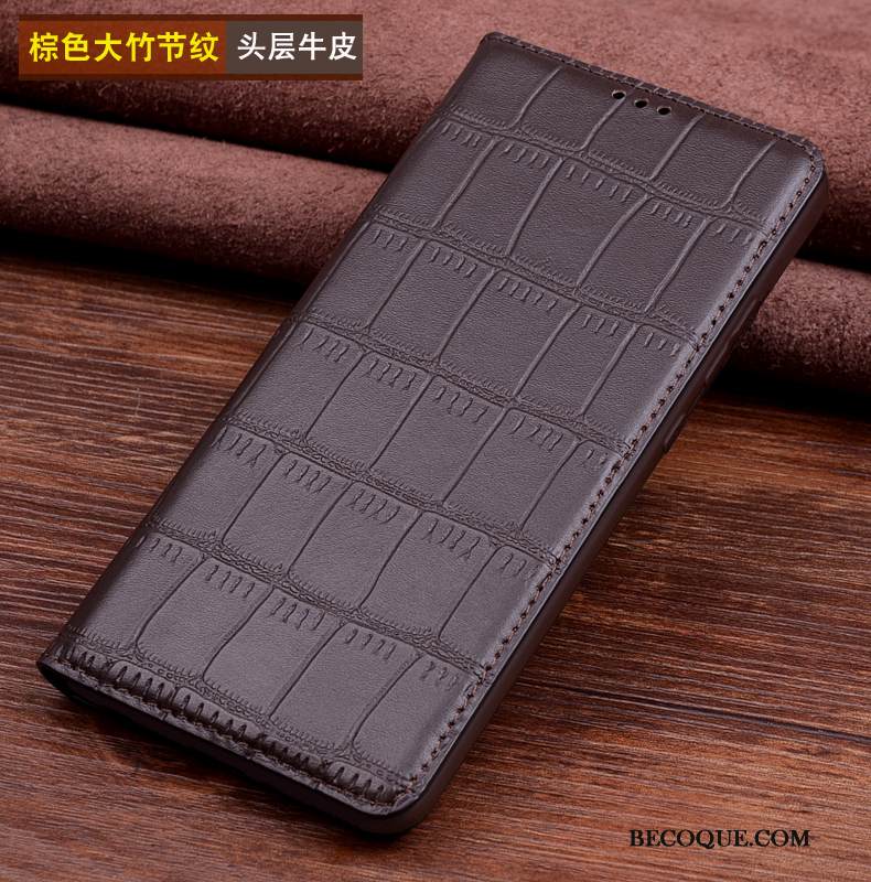 Kuori Huawei Mate 20 Rs Laukut Lehmä Musta, Kotelo Huawei Mate 20 Rs Nahka Muokata Murtumaton