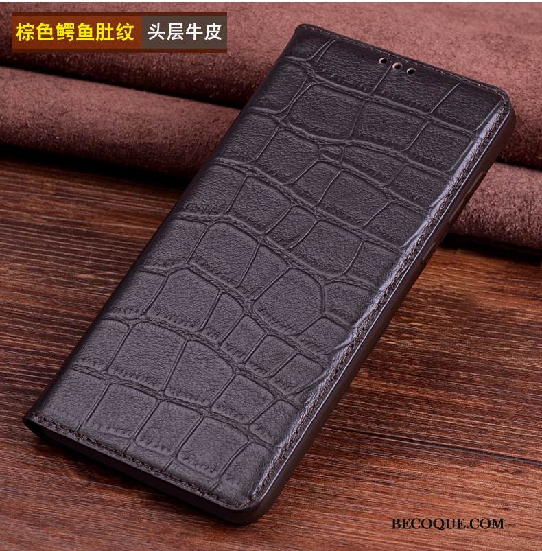 Kuori Huawei Mate 20 Rs Laukut Lehmä Musta, Kotelo Huawei Mate 20 Rs Nahka Muokata Murtumaton